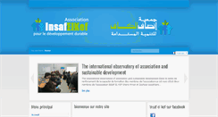 Desktop Screenshot of insaf-elkef.org